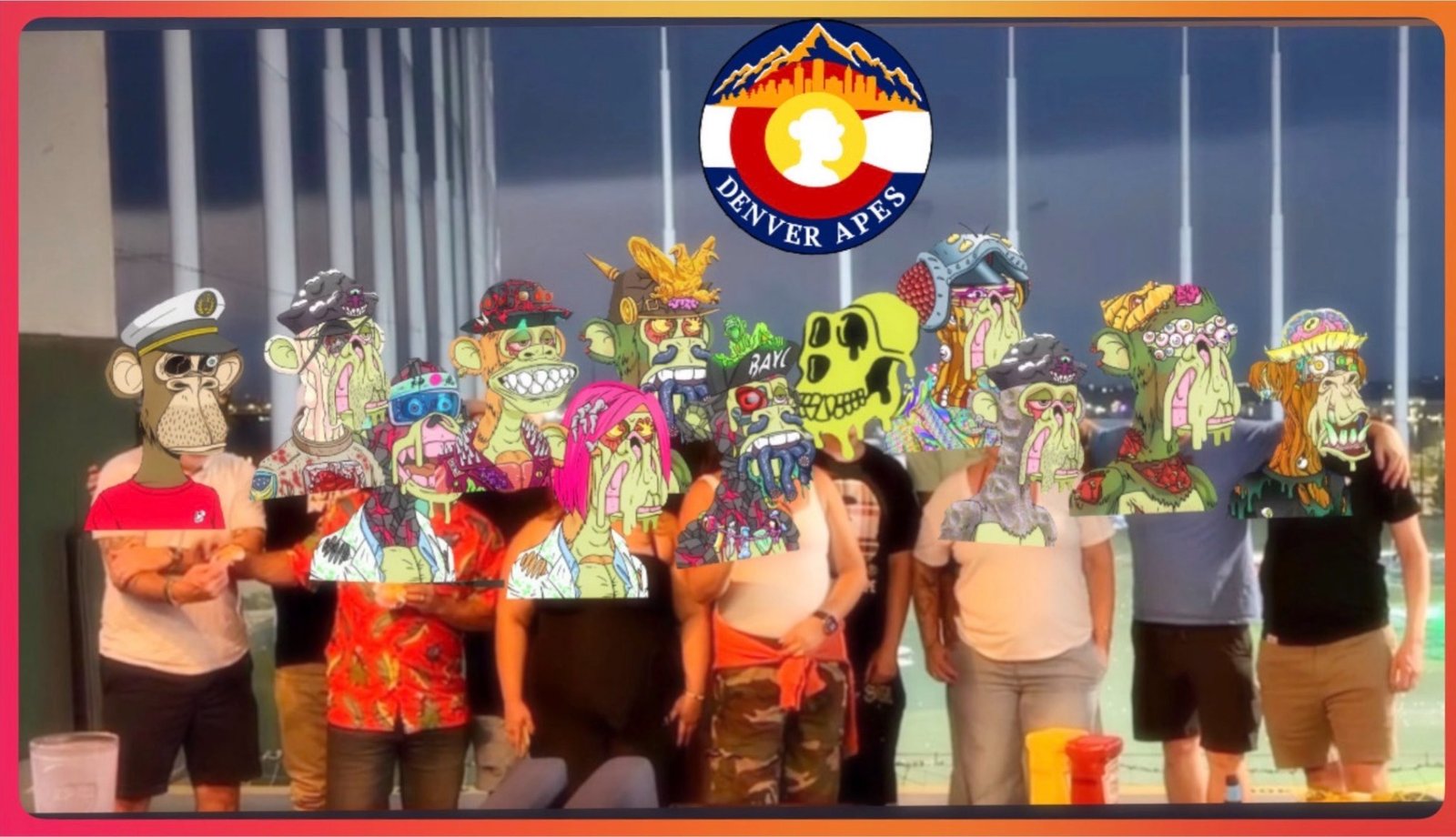 Denver Apes group image with mutant ape heads